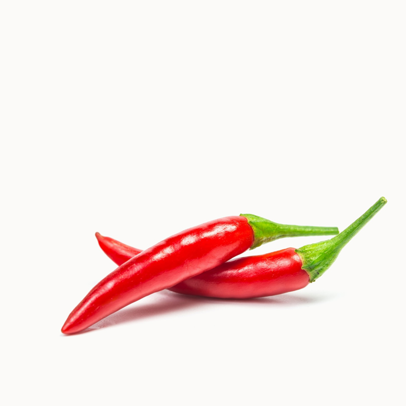 Red hot peppers